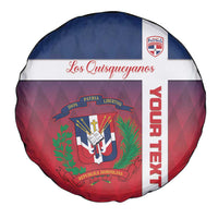 Custom Dominican Republic Football Spare Tire Cover Come On Los Quisqueyanos