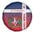 Custom Dominican Republic Football Spare Tire Cover Come On Los Quisqueyanos