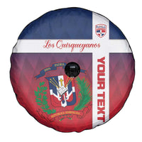 Custom Dominican Republic Football Spare Tire Cover Come On Los Quisqueyanos