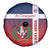 Custom Dominican Republic Football Spare Tire Cover Come On Los Quisqueyanos