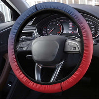 Dominican Republic Football Steering Wheel Cover Come On Los Quisqueyanos