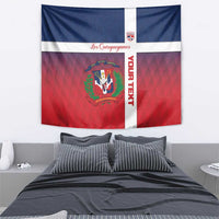 Custom Dominican Republic Football Tapestry Come On Los Quisqueyanos