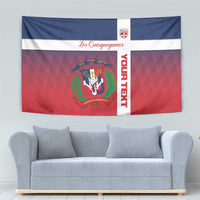 Custom Dominican Republic Football Tapestry Come On Los Quisqueyanos
