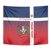 Custom Dominican Republic Football Tapestry Come On Los Quisqueyanos