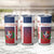 Custom Dominican Republic Football Tumbler Cup Come On Los Quisqueyanos