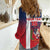 Custom Dominican Republic Football Women Casual Shirt Come On Los Quisqueyanos