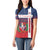 Custom Dominican Republic Football Women Polo Shirt Come On Los Quisqueyanos