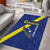 Custom Curacao Football Area Rug Go La Familia Azul