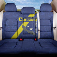 Custom Curacao Football Back Car Seat Cover Go La Familia Azul