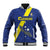 Custom Curacao Football Baseball Jacket Go La Familia Azul