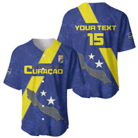 Custom Curacao Football Baseball Jersey Go La Familia Azul