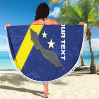Custom Curacao Football Beach Blanket Go La Familia Azul
