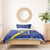 Custom Curacao Football Bedding Set Go La Familia Azul