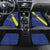 Custom Curacao Football Car Mats Go La Familia Azul