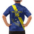 Custom Curacao Football Family Matching Mermaid Dress and Hawaiian Shirt Go La Familia Azul