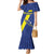 Custom Curacao Football Family Matching Mermaid Dress and Hawaiian Shirt Go La Familia Azul