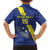 Custom Curacao Football Family Matching Summer Maxi Dress and Hawaiian Shirt Go La Familia Azul