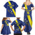 Custom Curacao Football Family Matching Summer Maxi Dress and Hawaiian Shirt Go La Familia Azul