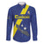 Custom Curacao Football Family Matching Summer Maxi Dress and Hawaiian Shirt Go La Familia Azul
