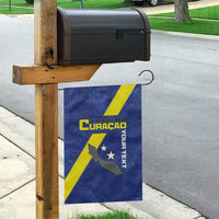 Custom Curacao Football Garden Flag Go La Familia Azul