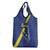 Custom Curacao Football Grocery Bag Go La Familia Azul