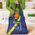 Custom Curacao Football Grocery Bag Go La Familia Azul