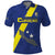 Custom Curacao Football Polo Shirt Go La Familia Azul