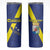 Custom Curacao Football Skinny Tumbler Go La Familia Azul