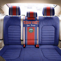 Custom Costa Rica Football Back Car Seat Cover Vamos Ticos!