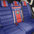 Custom Costa Rica Football Back Car Seat Cover Vamos Ticos!