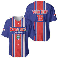 Custom Costa Rica Football Baseball Jersey Vamos Ticos!