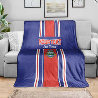 Custom Costa Rica Football Blanket Vamos Ticos!