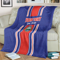 Custom Costa Rica Football Blanket Vamos Ticos!