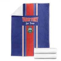 Custom Costa Rica Football Blanket Vamos Ticos!