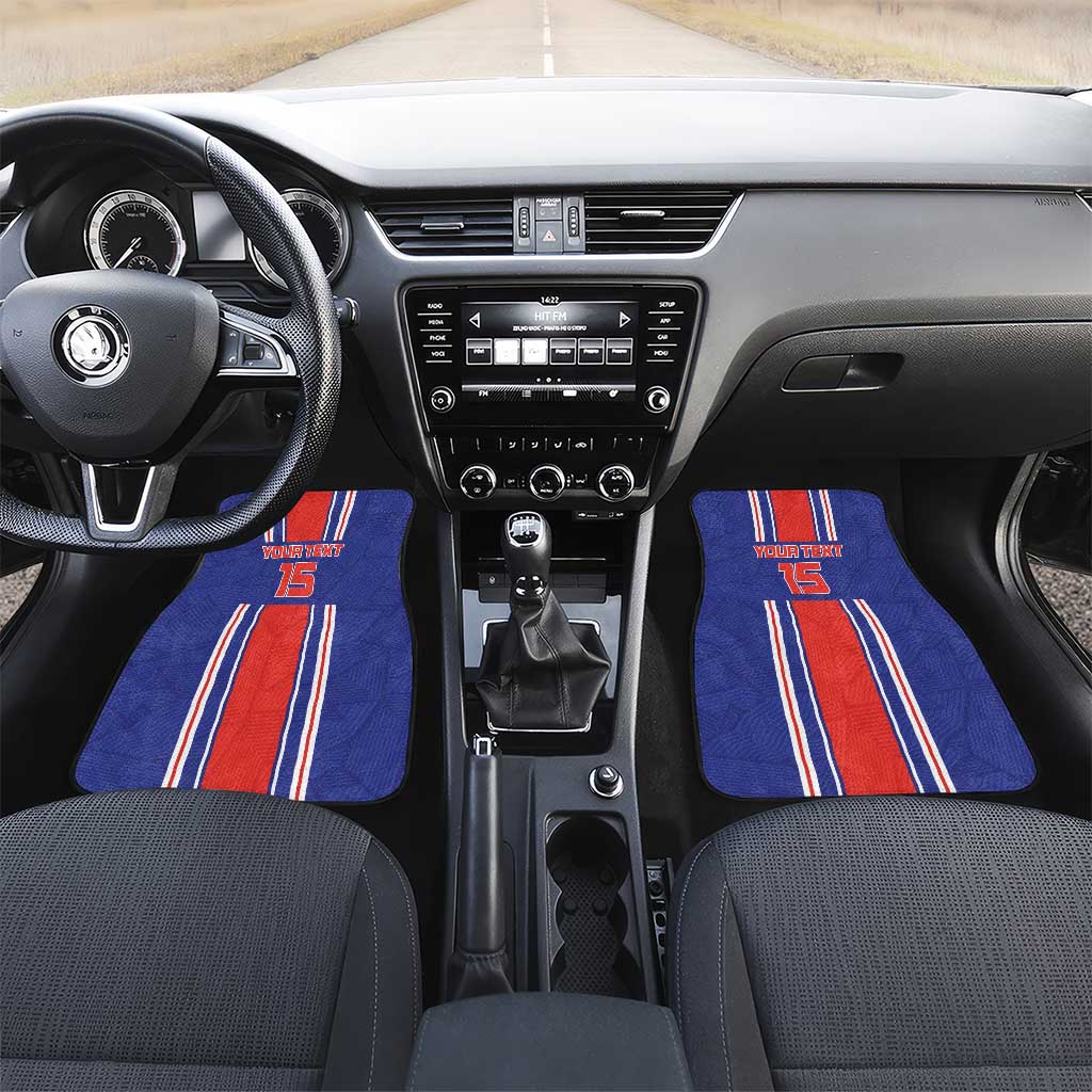 Custom Costa Rica Football Car Mats Vamos Ticos!