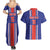 Custom Costa Rica Football Couples Matching Summer Maxi Dress and Hawaiian Shirt Vamos Ticos!