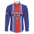 Custom Costa Rica Football Family Matching Off Shoulder Short Dress and Hawaiian Shirt Vamos Ticos!