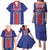 Custom Costa Rica Football Family Matching Puletasi and Hawaiian Shirt Vamos Ticos!