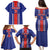 Custom Costa Rica Football Family Matching Puletasi and Hawaiian Shirt Vamos Ticos!