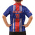 Custom Costa Rica Football Family Matching Short Sleeve Bodycon Dress and Hawaiian Shirt Vamos Ticos!