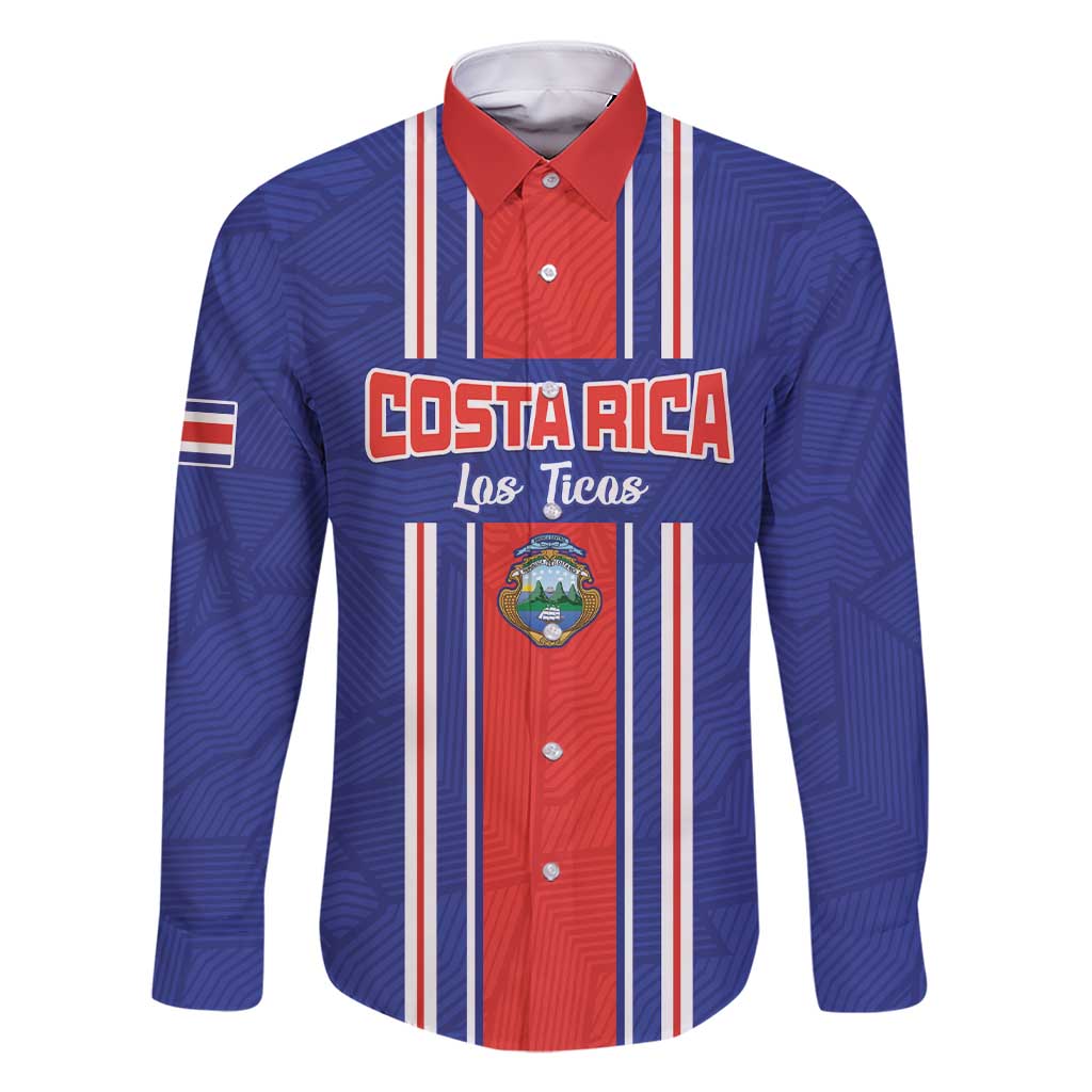 Custom Costa Rica Football Family Matching Short Sleeve Bodycon Dress and Hawaiian Shirt Vamos Ticos!