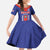 Custom Costa Rica Football Family Matching Summer Maxi Dress and Hawaiian Shirt Vamos Ticos!