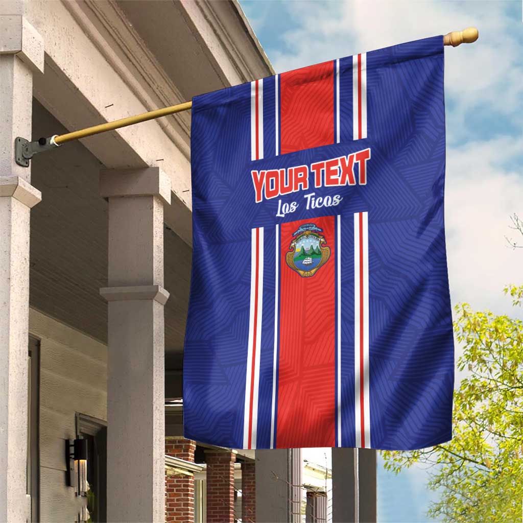 Custom Costa Rica Football Garden Flag Vamos Ticos!
