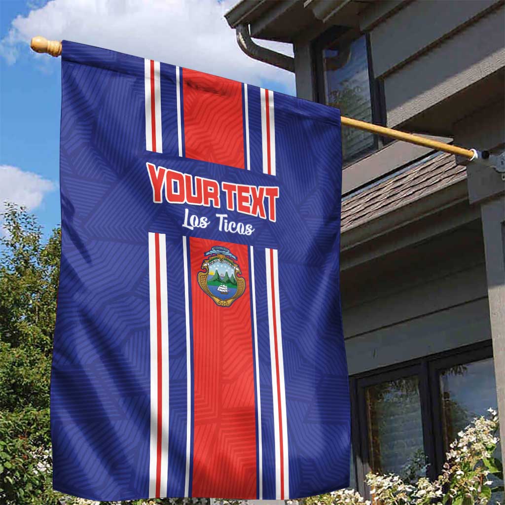 Custom Costa Rica Football Garden Flag Vamos Ticos!