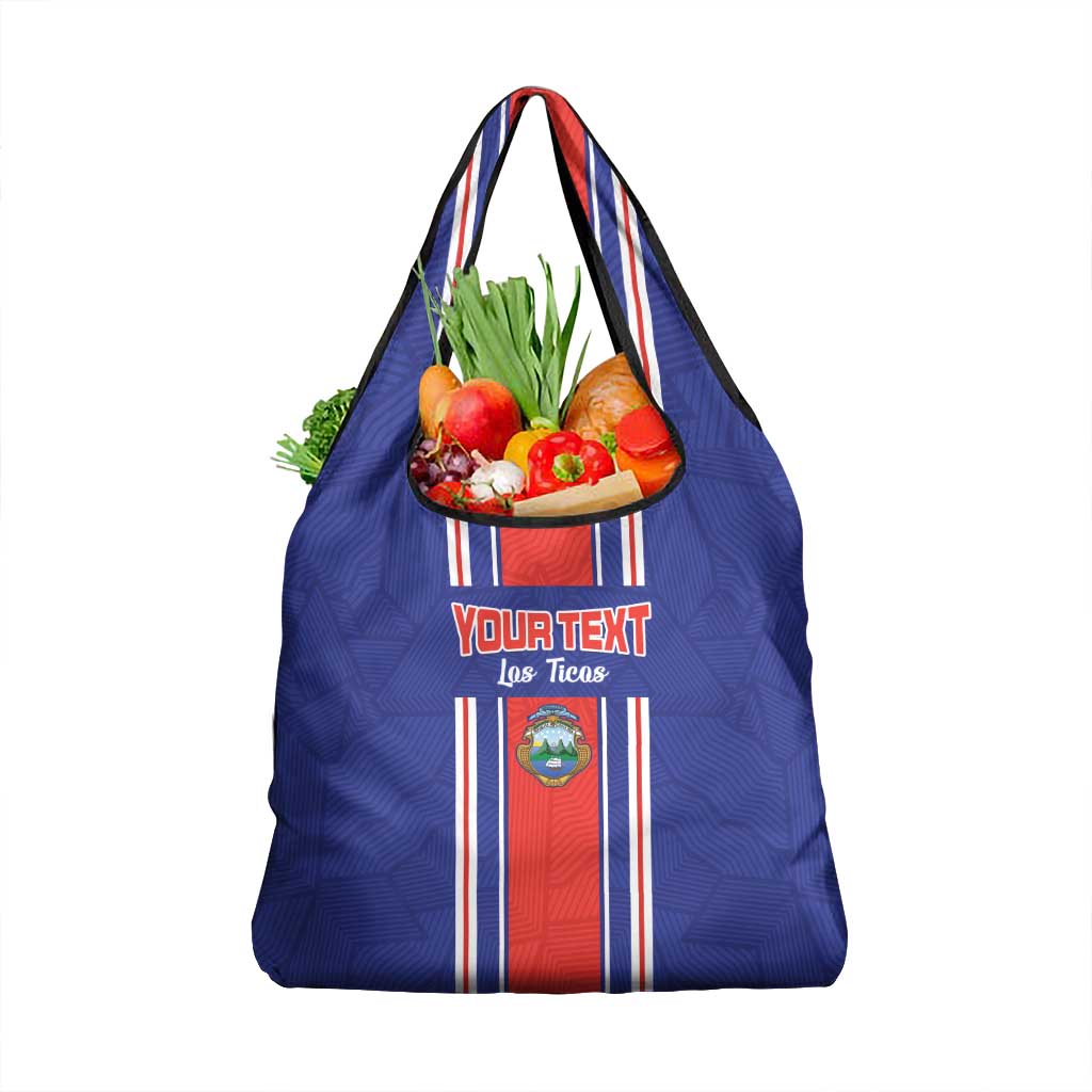 Custom Costa Rica Football Grocery Bag Vamos Ticos!