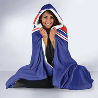 Custom Costa Rica Football Hooded Blanket Vamos Ticos!