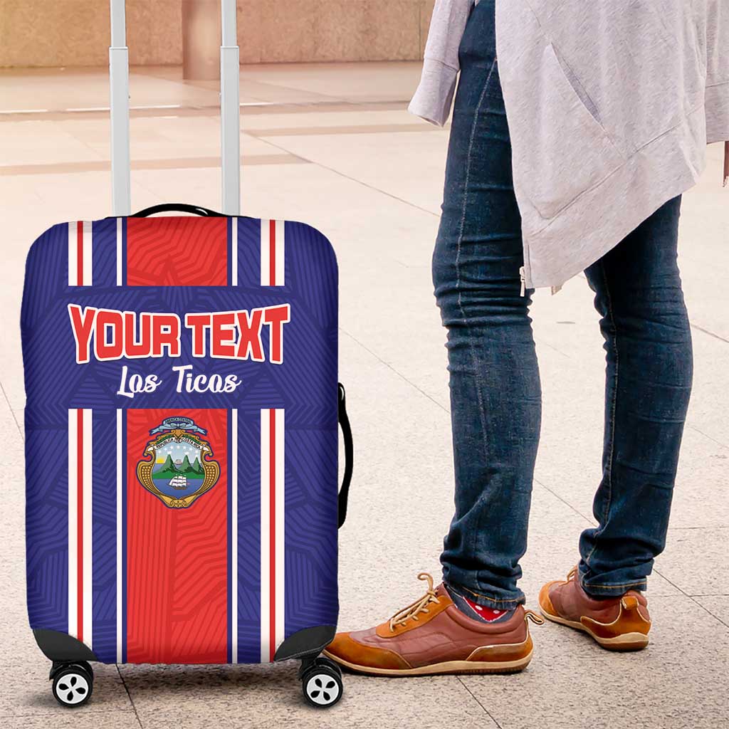 Custom Costa Rica Football Luggage Cover Vamos Ticos!