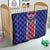 Custom Costa Rica Football Quilt Vamos Ticos!