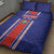 Custom Costa Rica Football Quilt Bed Set Vamos Ticos!