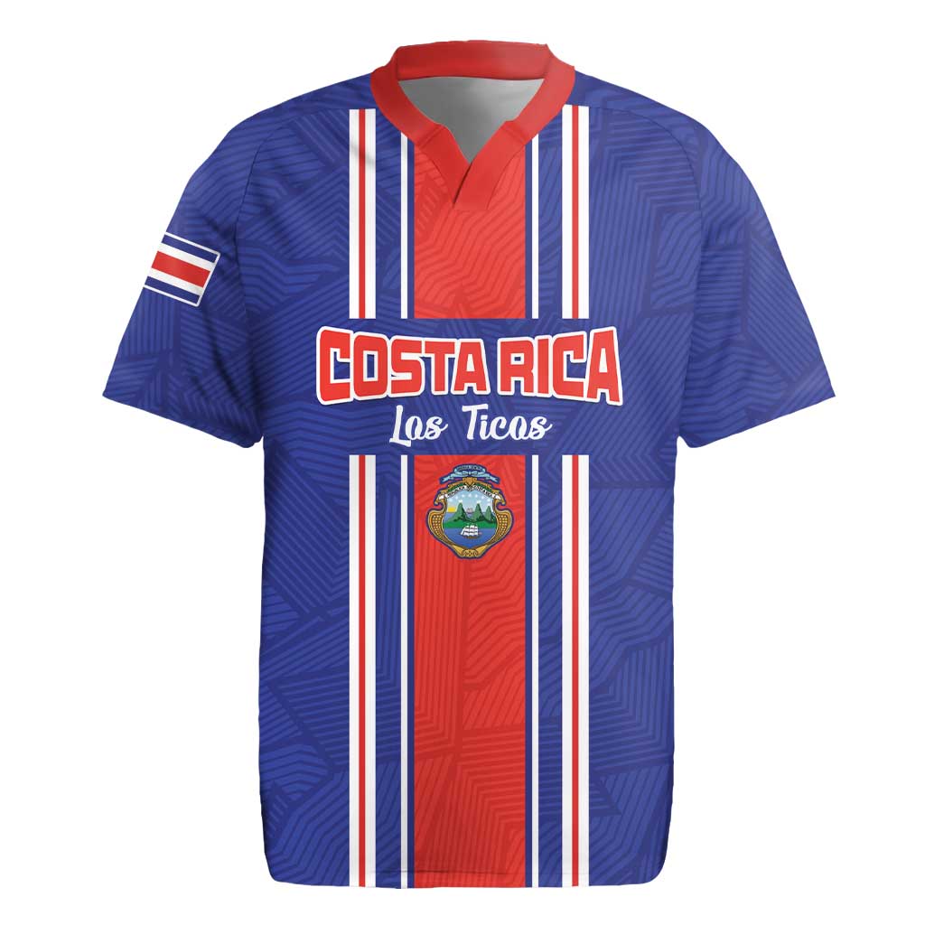 Custom Costa Rica Football Rugby Jersey Vamos Ticos!